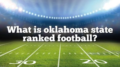 What is oklahoma state ranked football?