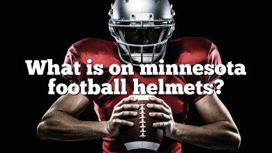 What is on minnesota football helmets?