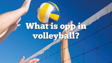 What is opp in volleyball?