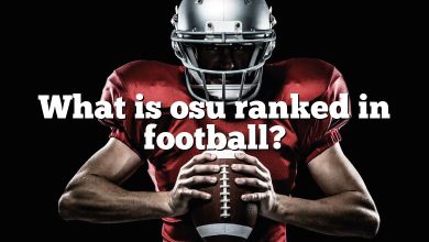 What is osu ranked in football?