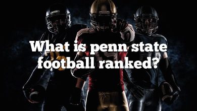 What is penn state football ranked?