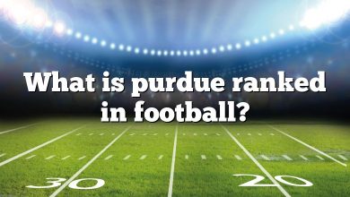 What is purdue ranked in football?