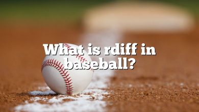 What is rdiff in baseball?
