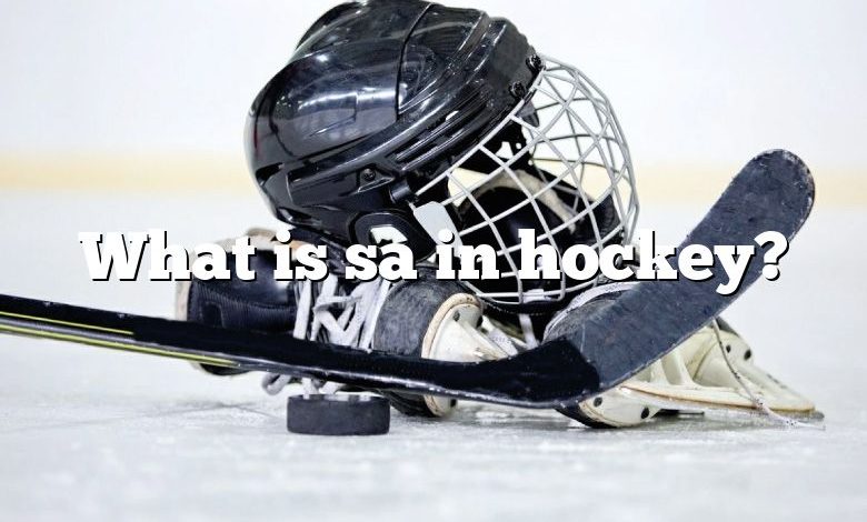 What is sa in hockey?