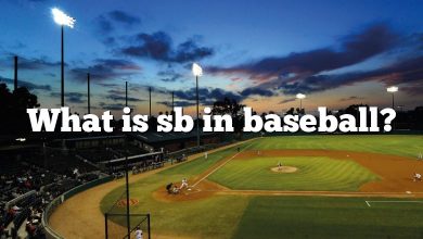 What is sb in baseball?