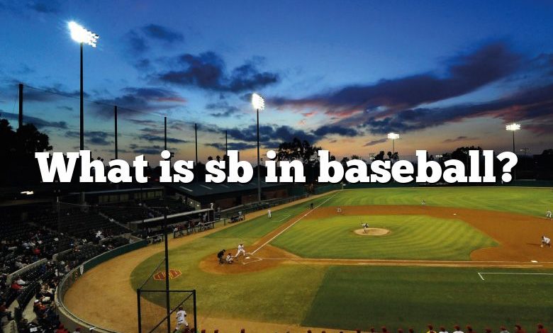 What is sb in baseball?