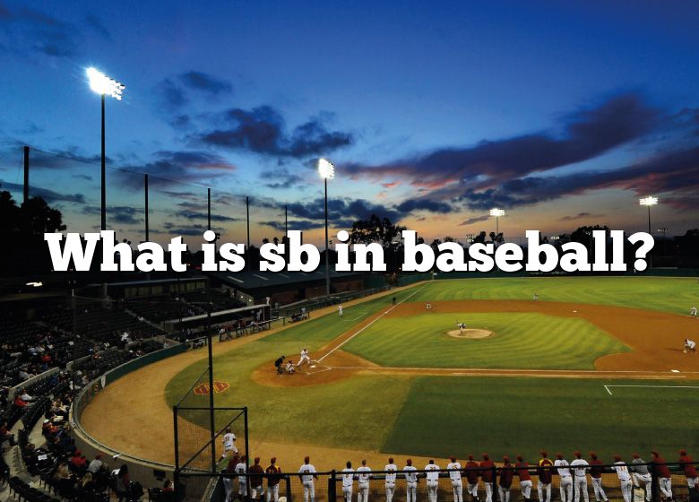 What Is Sb In Baseball