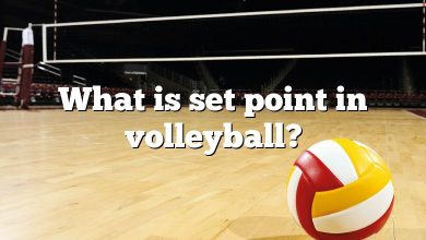 What is set point in volleyball?