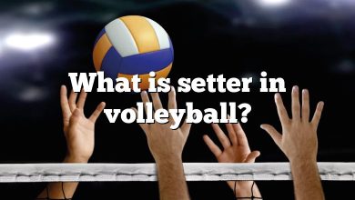 What is setter in volleyball?