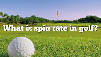 What is spin rate in golf?