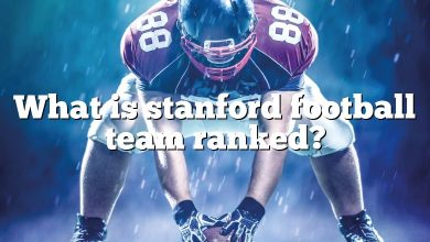 What is stanford football team ranked?