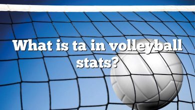 What is ta in volleyball stats?