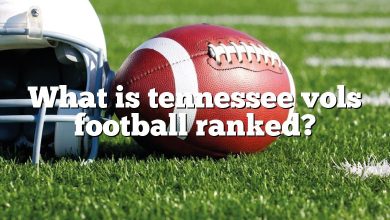 What is tennessee vols football ranked?