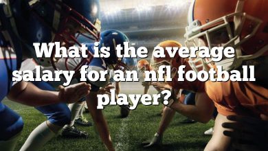 What is the average salary for an nfl football player?