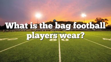 What is the bag football players wear?