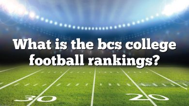 What is the bcs college football rankings?