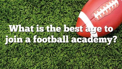 What is the best age to join a football academy?