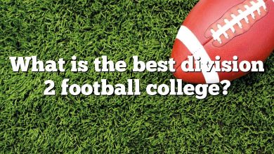 What is the best division 2 football college?