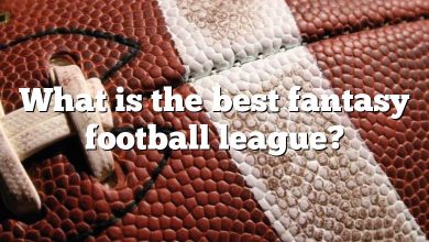 What is the best fantasy football league?