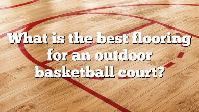What is the best flooring for an outdoor basketball court?