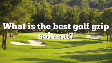 What is the best golf grip solvent?