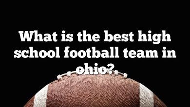 What is the best high school football team in ohio?