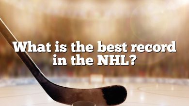 What is the best record in the NHL?