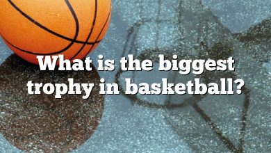 What is the biggest trophy in basketball?