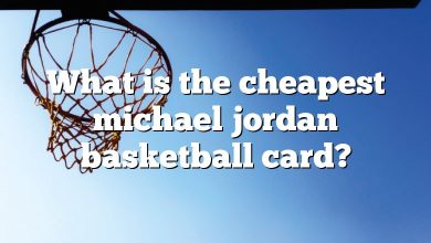 What is the cheapest michael jordan basketball card?