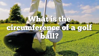 What is the circumference of a golf ball?