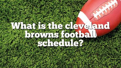 What is the cleveland browns football schedule?