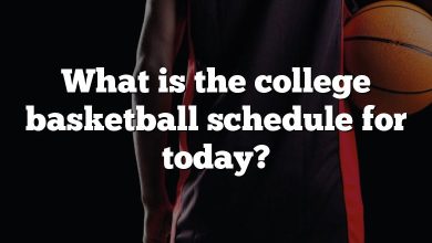 What is the college basketball schedule for today?