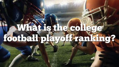 What is the college football playoff ranking?