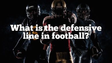 What is the defensive line in football?