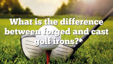 What is the difference between forged and cast golf irons?