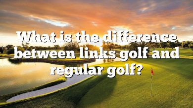 What is the difference between links golf and regular golf?