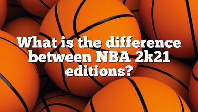 What is the difference between NBA 2k21 editions?