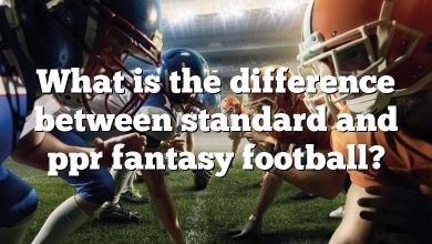 What is the difference between standard and ppr fantasy football?