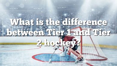 What is the difference between Tier 1 and Tier 2 hockey?