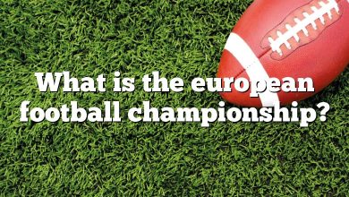 What is the european football championship?