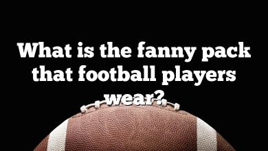 What is the fanny pack that football players wear?