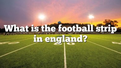 What is the football strip in england?