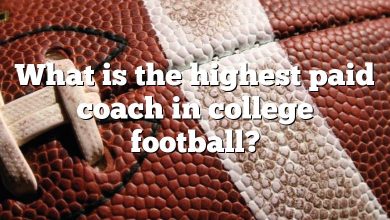 What is the highest paid coach in college football?