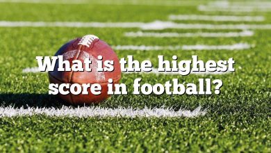 What is the highest score in football?