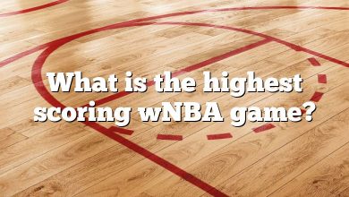 What is the highest scoring wNBA game?