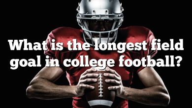 What is the longest field goal in college football?