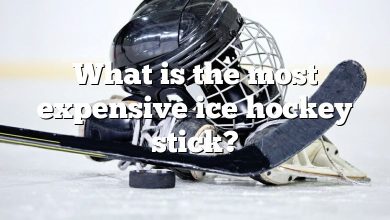 What is the most expensive ice hockey stick?