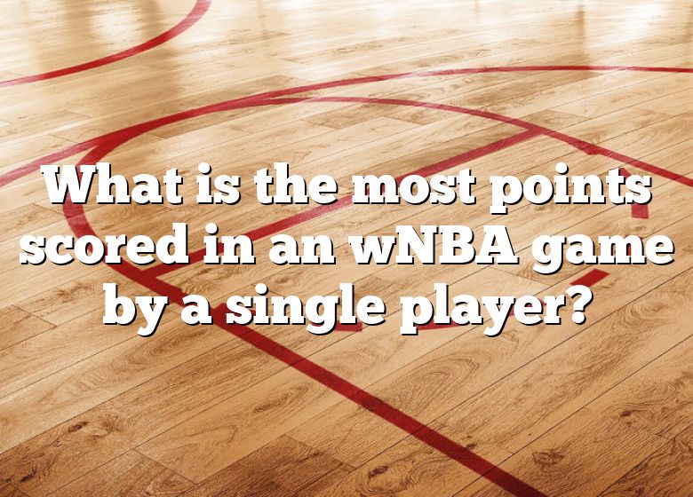 What Is The Most Points Scored In An WNBA Game By A Single Player