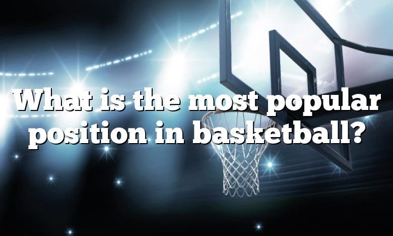 What is the most popular position in basketball?