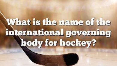 What is the name of the international governing body for hockey?